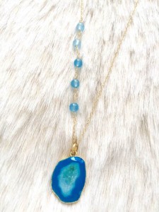 Blue Agate necklace　