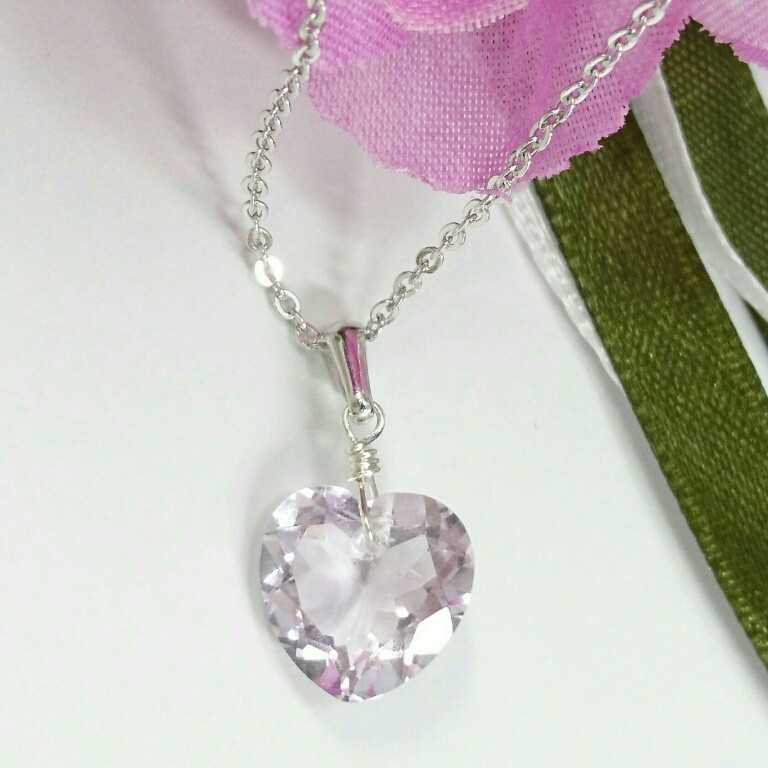 ピンクアメジストのネックレス